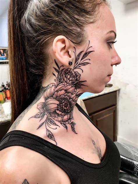 24 Stunning Neck Tattoos For Women